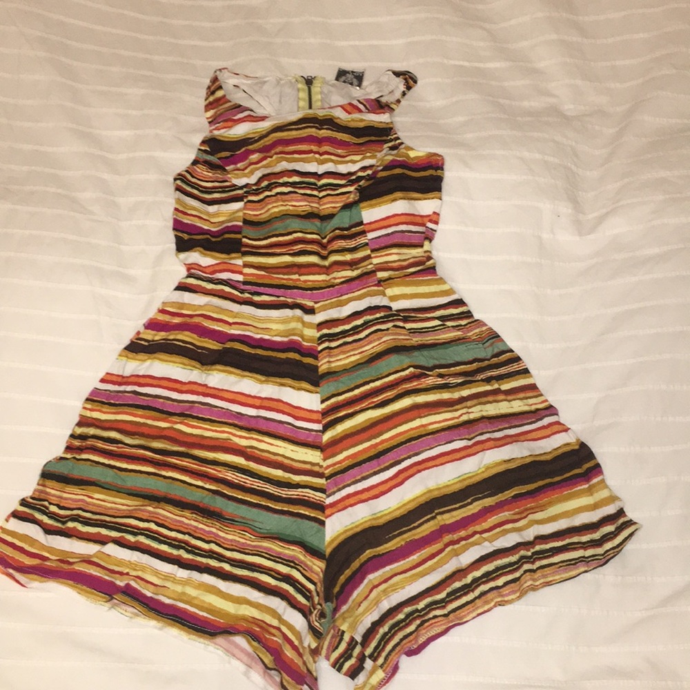 Cut out back romper